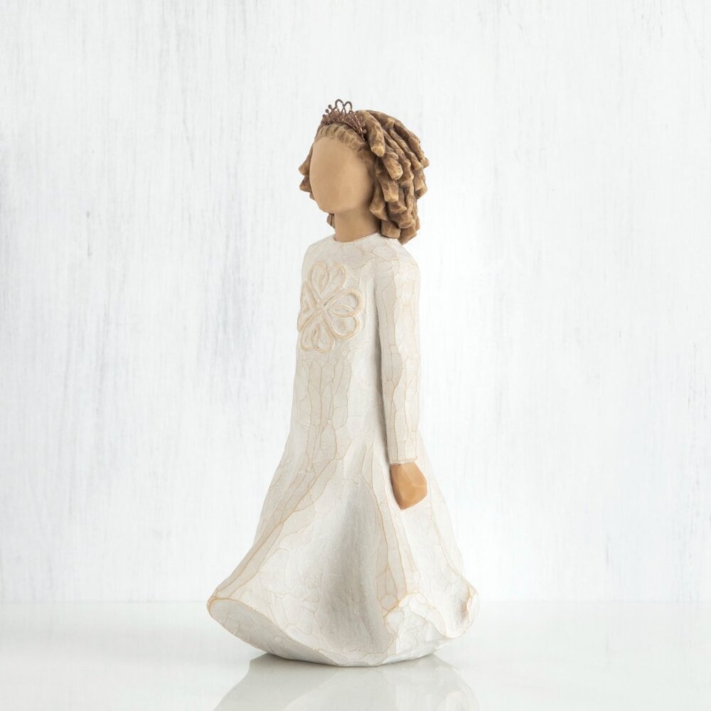 WILLOW TREE Irish Charm Figurine Susan Lordi 2010 Luck Laughter Strength Uplift - Picture 2 of 15